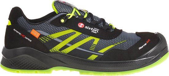 Sixton Tempra 43461-02 S3 Zwart/Geel Maat 36