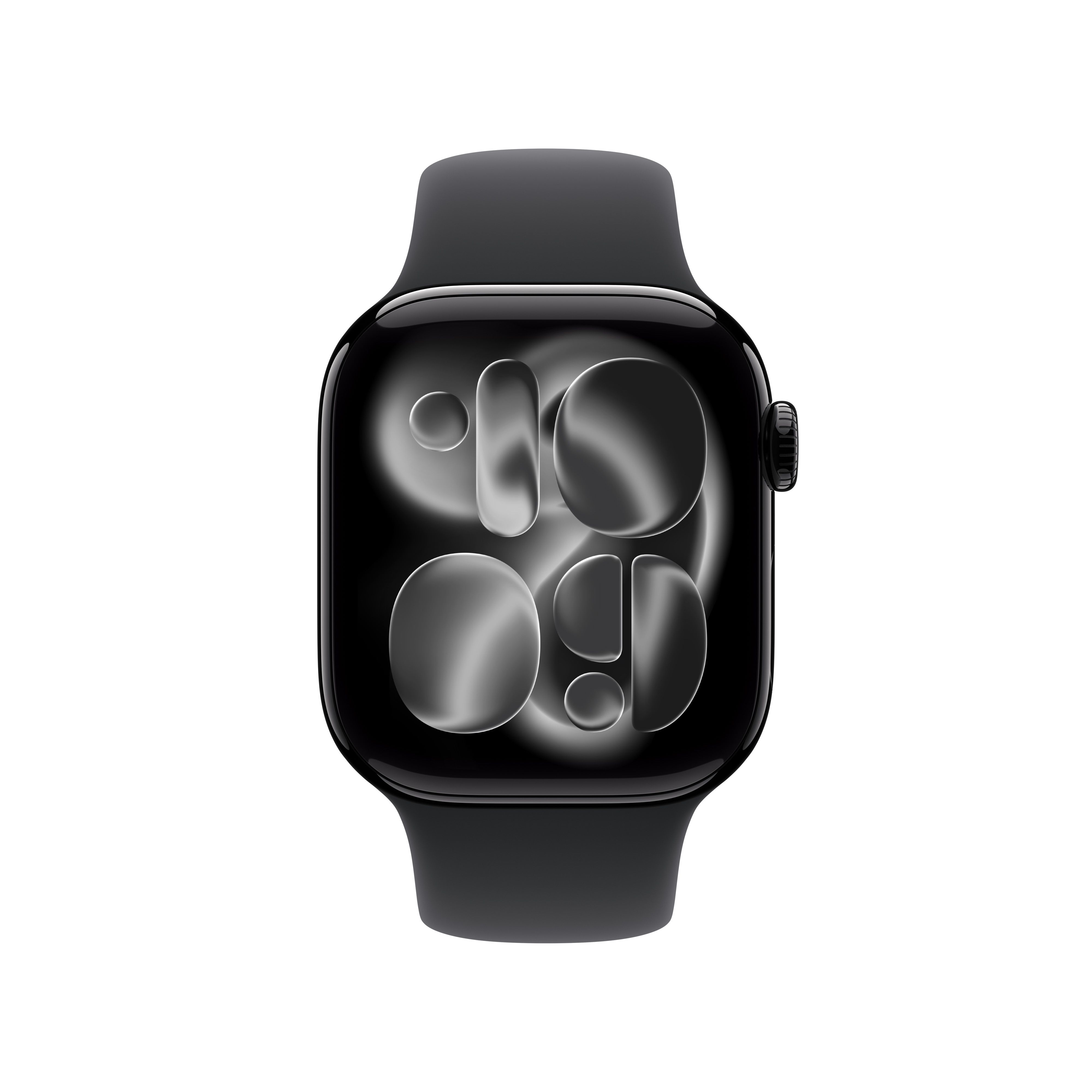 Apple Watch Series 11 OLED 42 mm Digital Smartwatch - Black