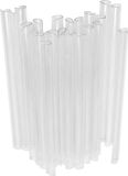 Garronda – 30x Clips – Bande d'intimité – Bande tressée – PVC – Transparent