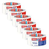 tesa PVC-pleisterband Standard 60399 Glad - Set van 6 - Wit - 33 m x 50 mm