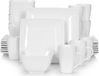 vancasso Tafelset "SOHO", 32-delig. Servies van steengoed, set voor het ontbijt, inclusief koffiekopjes, ontbijtkommen, wit