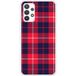 Samsung Bedrukt siliconen hoesje compatibel met Galaxy A32 5G Tartan Rouge 2