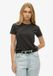 Superdry T-shirt essentiel moulant avec logo Femme Bison Black Taille 16