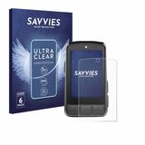 Savvies Screenprotector voor Wahoo Elemnt Bolt 3 - Folie Beschermfolie transparant 6 Stuks