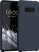 kwmobile telefoonhoesje geschikt voor Samsung Galaxy S10e - Hoesje met siliconen coating - Smartphone case in bosbesblauw