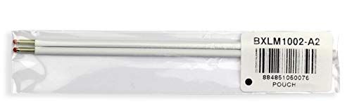 Pentel BXLM1002-A2 navulling voor iZee-balpen BX460, zwart, 1,0 mm kogeldiameter = 0,5 mm lijndikte, verpakkingsinhoud 12 x 2 zakjes