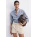 Mango Straight Leg Short - Beige