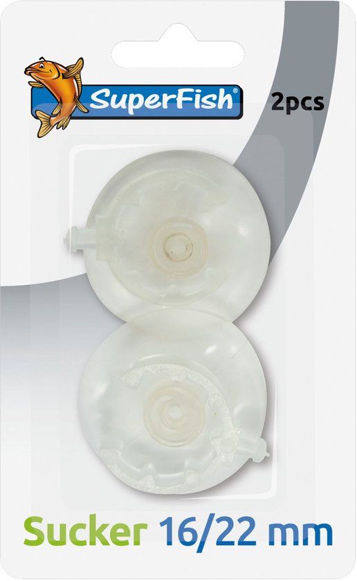 Superfish Zuignap - Aquarium Toebehoren - 2 stuks 16/22 Mm