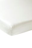 Meyco Home Uni hoeslaken tweepersoons - Warm wit - 180x200cm