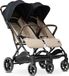 Deryan Luxe Rolo X2 XL Poussette double - Poussette duo - Nougat XL - 0-4 ans