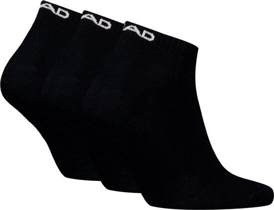 Head Sneakersokken Training 3-pack Zwart - Maat 42