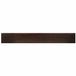 vidaXL - Raamprofielen - 2 stuks - Donkerbruin - 120 x 20 x 2 cm
