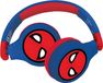 Lexibook SPIDER-MAN kinderhoofdtelefoon, Bluetooth, met kabel, opvouwbaar, volumebegrenzing van 85 dB, ingebouwde microfoon