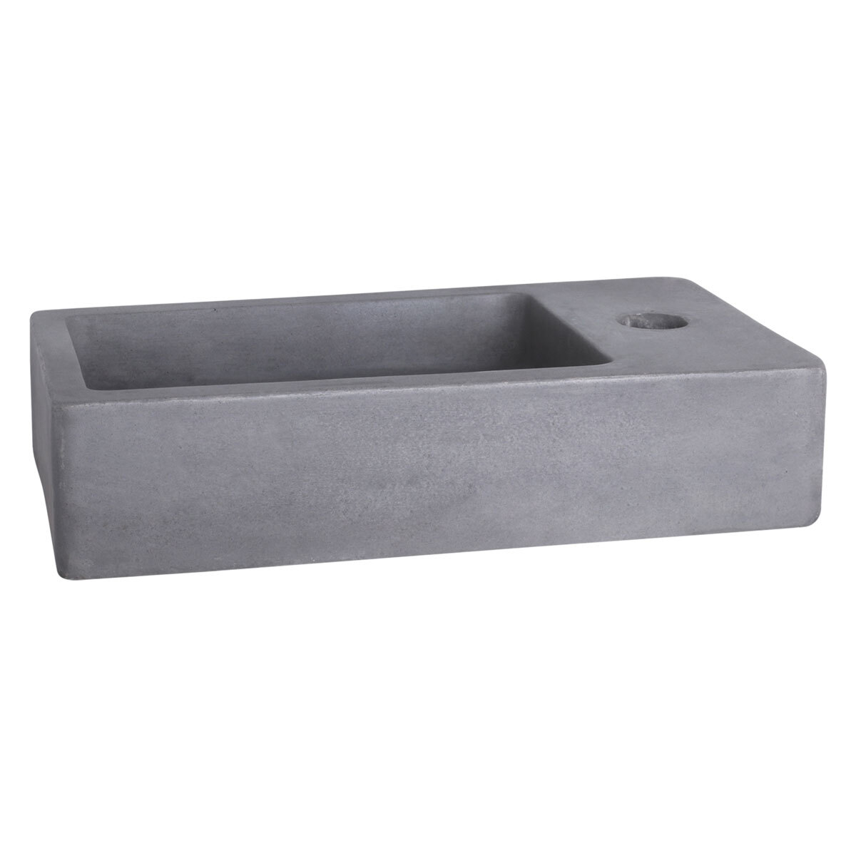 Differnz Fontein Force Rechthoek 40x22x8cm Beton Donkergrijs 1 Kraangat