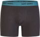 Happy Shorts Boxer Jersey Mannen Zwart Printopdruk 6 Stuks