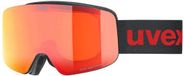 Uvex Pwdr FM Skibril Black Matt Red
