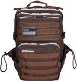 Elitex Training Tactische Rugzak 25L Koffie Polyester Spatwaterdicht Unisex Volwassenen