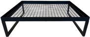 BIA Chien Lit Standard BIA Air Frame - Acier Noir - 102x82x17 cm, Ventilation, Design
