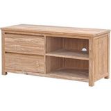 Tower Living TV Kast Corona 130 cm - Teakhout - Naturel