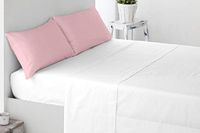 Miracle Home. Anti-peeling kussenslopen, zacht en comfortabel, 50% katoen, 50% polyester. 2 eenheden, 85 x 45. Bed 150, Roze