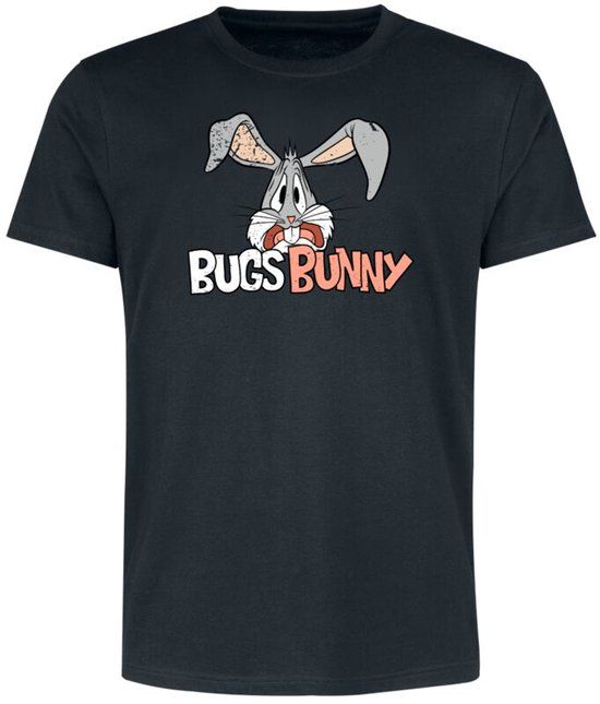 Looney Tunes Bugs Bunny Heren T-shirt - Zwart - L