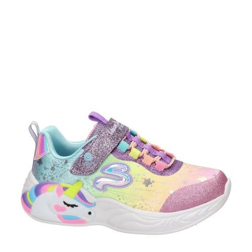 Skechers Unicorn sneakers met lichtjes roze/multi