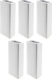 Merkloos 5x Radiator luchtbevochtigers wit 21 cm - Verdamper