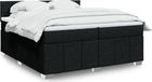 Maison Exclusive - Boxspringbed met matras, noir, 200x200 cm, textile