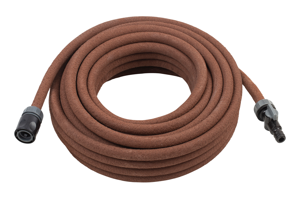 Meister Parelslang 12,7 mm (1/2 inch) -15 m lengte voor zachte irrigatie kleine oppervlaktes boven- en ondergrondse te leggen waterbesparend/zweetslang/irrigatieslang/9921920, bruin