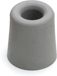 Merkloos / Sans marque Deurstopper - 2x stuks - rubber - grijs - 2,4 x 3 cm - deurbuffer - deurstoppers