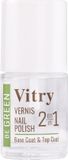 Vitry Be Green Base & Top Coat 2-en-1 - 10 ml
