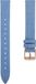 By Qubix Qubix Leren denim bandje - Blauw - Geschikt voor Garmin Lily 2