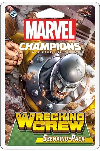 Fantasy Flight Games Asmodee Marvel Champions: Het kaartspel - The Wrecking Crew, Scenario Uitbreiding, Deckbauung, Duits