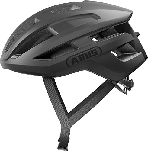 Abus PowerDome Racefietshelm - Zwart - Maat M