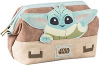 Cerda Star Wars The Mandalorian Grogu Kunstleren Reistoilettas Beige, Bruin