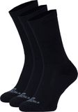 NOMAD® 3 Pack Sokken Maat 39-42 | Polyester Wandelsokken Crew 3-pack Zwart | Naadloos | Dames & Heren | Comfortabel & Dempend