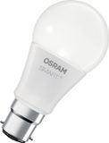OSRAM SMART+ LED-lamp, bolvormig A60 RGBW B22D, compatibel met Alexa en Google Home, instelbaar wit, veelkleurig, Wi-Fi, filamentontwerp