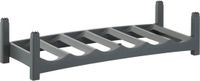 Rotho Vario Flessenhouder voor maximaal 6 flessen, kunststof (PP) BPA-vrij, antraciet, (60,0 x 22,0 x 14,0 cm)