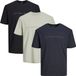 Jack & Jones Heren t-shirt 3 pack Star JJ