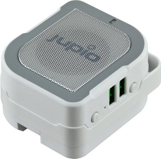 Jupio PowerVault Music 6000 - Powerbank - 6000 mAh - Wit grijs