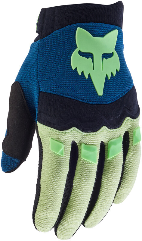 Fox Fox Dirtpaw Gloves Youth, blauw/groen