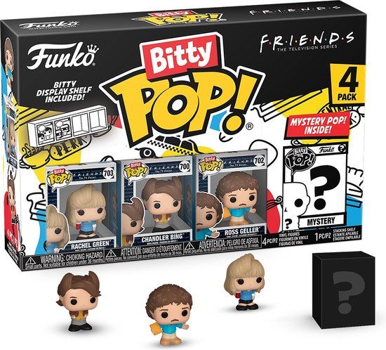 Funko Pop! Movies: Friends - Bitty Pop 4-pack 80's Rachel
