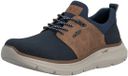 Rieker Heren B1850-14 Instappers Blauw Combinatie