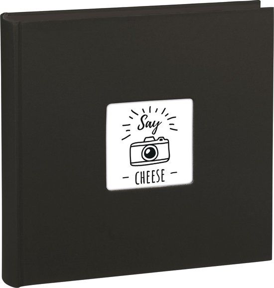 Hama Album XL "Fine Art" - 30x30 cm - 100 Zwarte Pagina's - Zwart