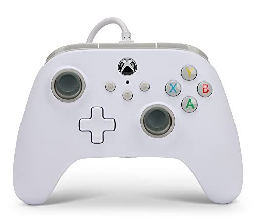 Power A Kabelgebonden PowerA-controller voor Xbox Serie X|S – wit | Controller | Gamepad | compatibel met Xbox One