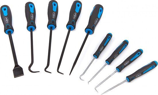 HBM 9-delige PROFI Haken & Spatelset