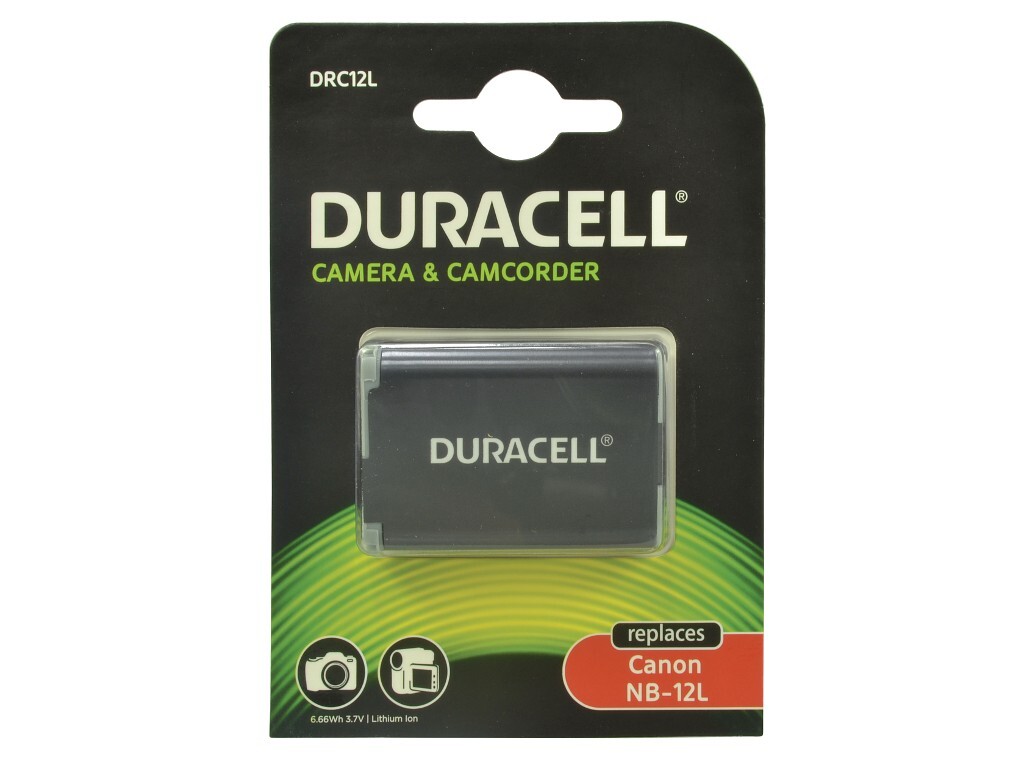Duracell Camera Battery - replaces Canon NB-12L Battery
