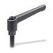 Ganter Normelemente | Verstelbare klemhendel met schroefdraad - GN 300-92-M10-40-SW