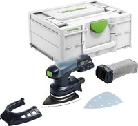 Festool DTSC 400-Basic 18V Li-Ion accu deltaschuurmachine body in systainer - 100x150mm - koolborstelloos