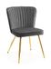 Julian Bowen set van 2 Cannes eetkamerstoelen - grijs
